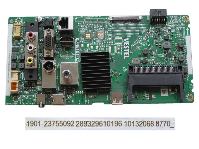 LCD modul základní deska Orava LT-848 LED A181SB  / Main Board 17MB181C / 23755092 VESTEL