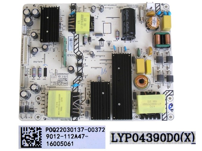 LCD modul zdroj Tesla Q55K925SUS / Power board ZD-95 / 465R1013 / P0Q22030137-00372 / LYP04360D0