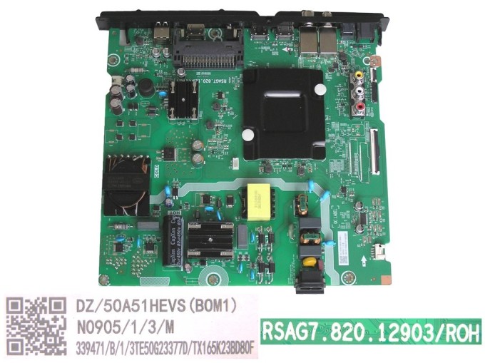 LCD modul základní deska Hisense 50A6K / main board DZ/50A51HEVS (BOM1) / RSAG7.820.12903/ROH / 339471 / HT342949