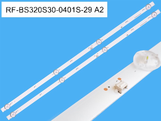 LED podsvit 531mm sada CHIQ celkem 2 kusy / LED Backlight 530mm RF-BS320S30-0401S-29 A2  sada pro 32" panel (2 pásky)