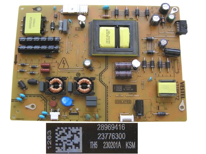 LCD modul zdroj 17IPS72 /  SMPS Power board 17IPS72 / 23776300
