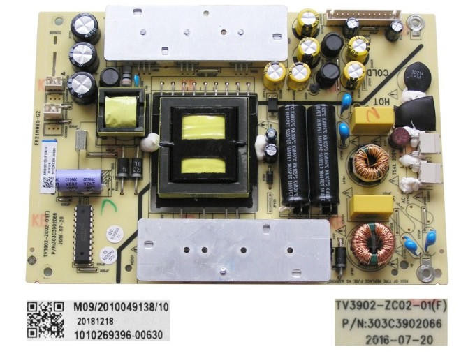 LCD modul zdroj Strong SRT 40FB4013N / SMPS unit TV3902-ZC02-01(F) / M09/2010049138/10