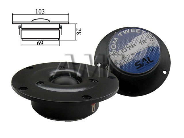 Reproduktor SAL DTF12  8ohm/100W - výškový