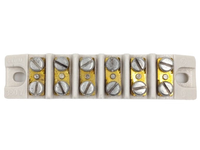 Keramická svorkovnice 105 x 24 x 20 mm
