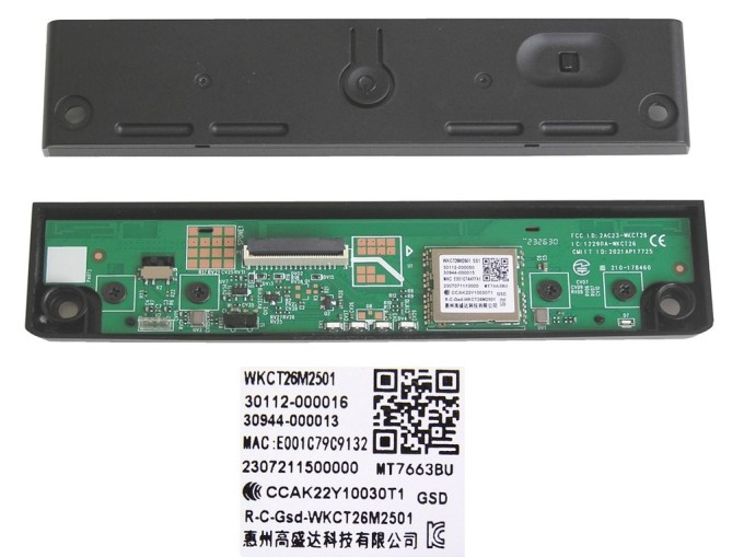 LCD LED modul WiFi  TCL WKCT26M2501 / TCL - network-WIFI module 30112-000016 / 30944-000013