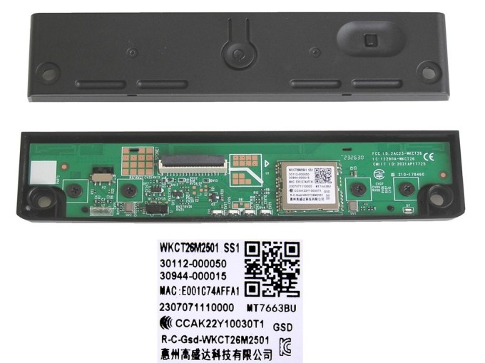 LCD LED modul WiFi  TCL WKCT26M2501 SS1 / TCL - network-WIFI module 30112-000050 / 30944-000015