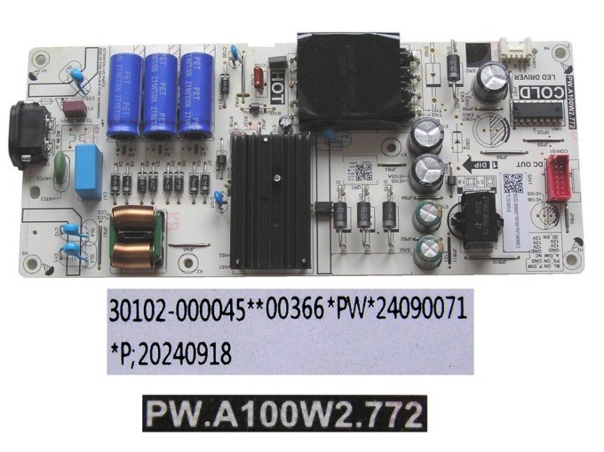 LCD modul zdroj TCL 50V6B / SMPS power supply board PW.A100W2.772 / 30102-000045