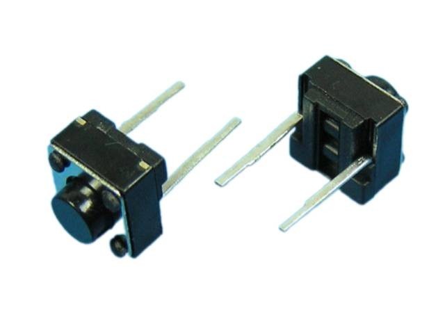 Mikrotlačítko 6x6mm s dvoupinovým připojením a výškou 5mm