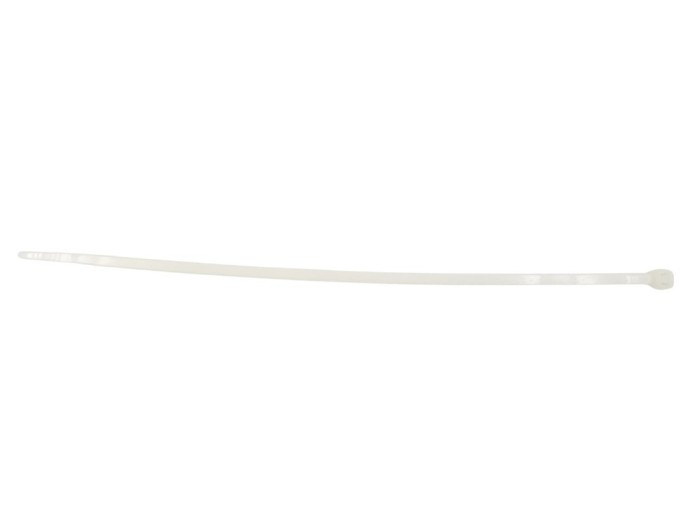 Stahovací páska nylonová 250 x 4,8 mm bílá