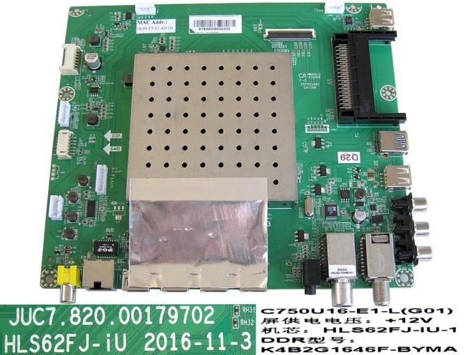 Hlavní deska Changhong CHiQ UHD75E7000ISX2 - LCD modul