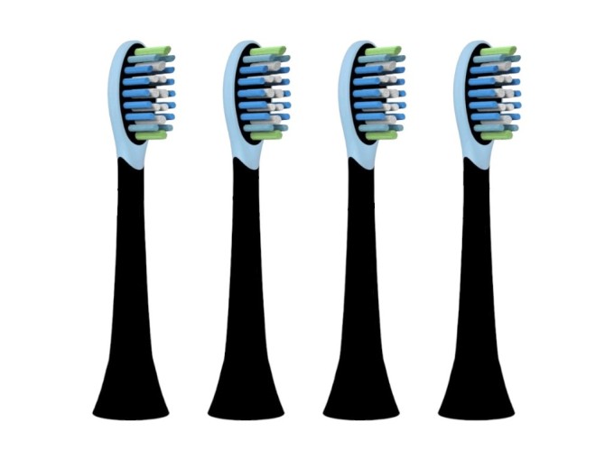 Náhradní hlavice sonického kartáčku Philips Sonicare Plaqua černá 4 ks