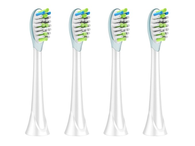 Náhradní hlavice Philips Sonicare Plaque NK17, 4 ks, bílá