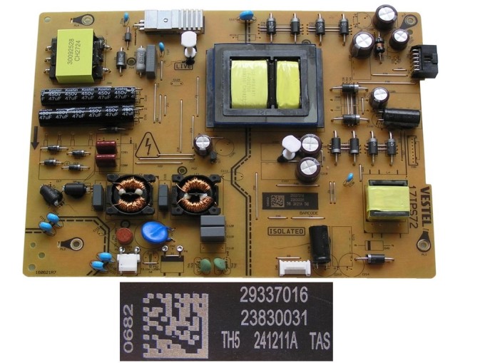 Napájecí zdrojová deska JVC LT-50VA3335 23830031 17IPS72