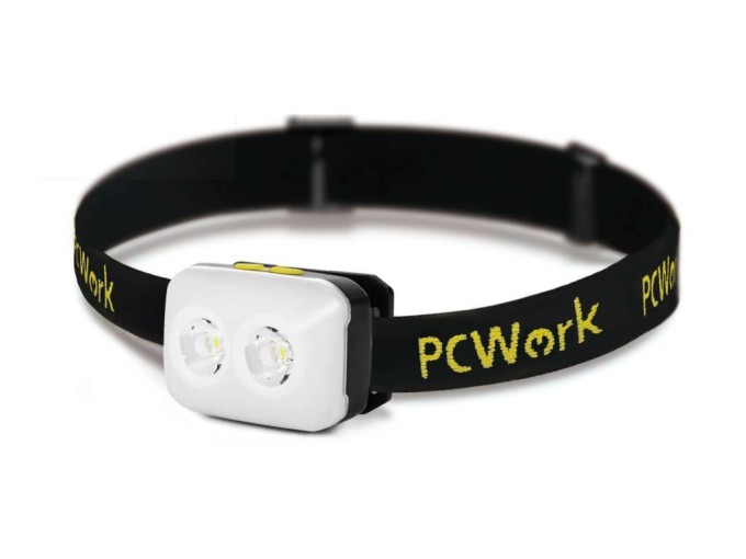 Nabíjecí LED čelovka PCWork PCW12C 380 lm s USB-C a IPX4
