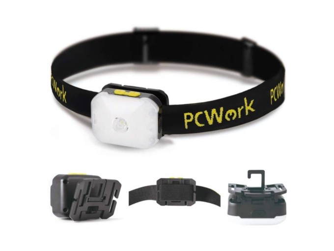Nabíjecí LED čelovka PCWork PCW12B 200 lm USB-C IPX4