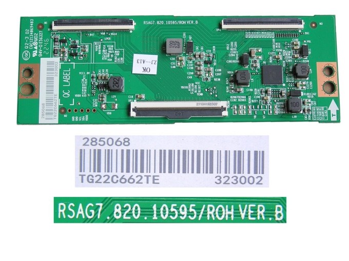 LCD modul T-CON RSAG7.820.10595/ROH /  TCON board HT285068 / RSAG7-820-10595
