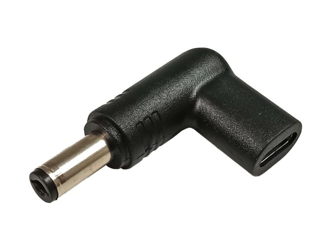 Napájecí přechodka USB-C na 5.5 x 2.1 mm 12V