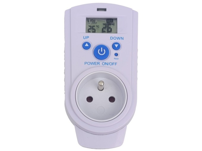 Digitální prostorový termostat 16 A 5-30°C ±1°C