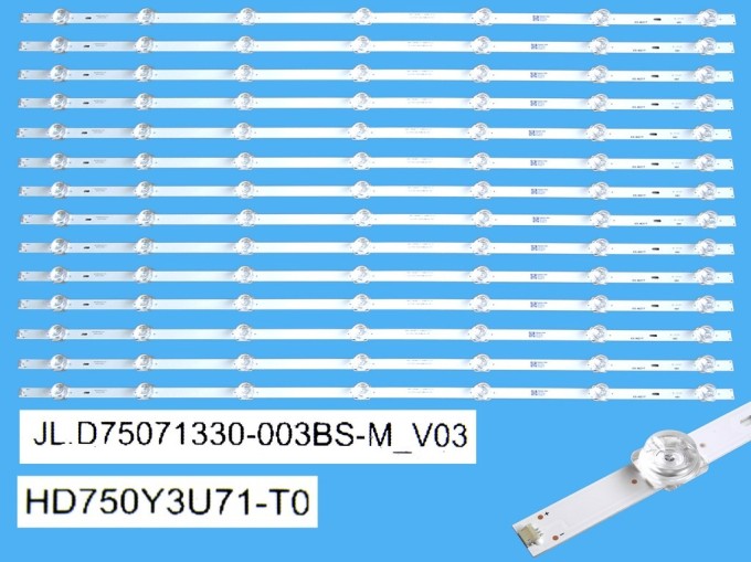 LED podsvit 745mm sada 14 ks pro Hisense 75" LCD TV JL.D75071330-003BS-M_V03