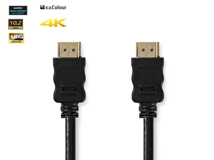 HDMI A - HDMI A Kabel verze 1.4 s Ethernetem 1.5m CVGL34060BK15
