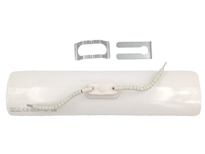 Keramický korýtkový infrazářič 400 W 245x60 mm glazura