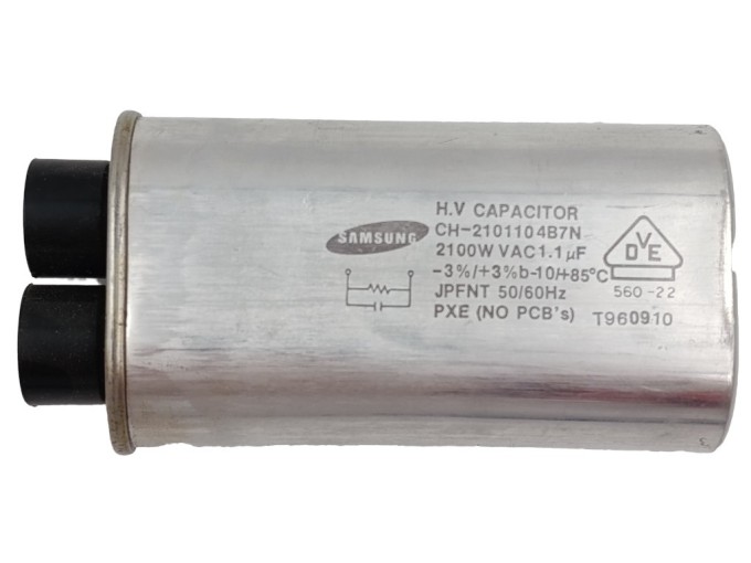 Kondenzátor do mikrovlnné trouby 1.1uF 2100V - Eta 1196 01260