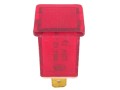 Kontrolka, doutnavka TESLA - ISZ 70 701, 220V hranatá - červená