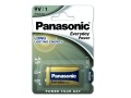 9V Alkalická Baterie Panasonic Everyday Power 6LR61EPS/1BP