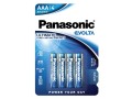 AAA Baterie Panasonic EVOLTA LR03 balení 4ks LR03EGE/4BP
