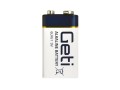 9V Alkalická Baterie Geti 6F22 / 6LR61