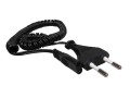 Napájecí kabel k holícím strojkům Braun a Philips, 1.8m černý