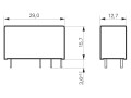 Relé 24V DC 1 x 250V AC / 16A, 24V DC / 16A RT314024, 9-1393239-8 TE Connectivity