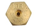 Tryska na zemní plyn hořáku vařiče, d=1.03 mm vařič Beko HIZG64121, FSM62330DXT