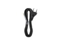 Kabel napájecí Flexo šňůra PVC 2× 0,75mm2, délka 3m, černá