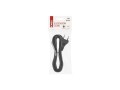 Kabel napájecí Flexo šňůra PVC 2× 0,75mm2, délka 3m, černá