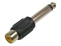 Redukce jack 6.3mm samec / CINCH mono samice