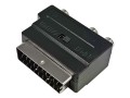 Redukce SCART na SCART a 3xCINCH s S-VHS