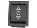 Kolébkový spínač s nulovou polohou 30x22 mm 15A 250V