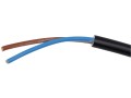 Kabel flexo PVC 2x0,75 mm 15 m černý