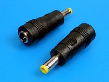 Přechodka napájecí HSWA 1.7 / 4.8 mm - Redukce 5.5 / 2.1 mm na 4.8 / 1.7 mm