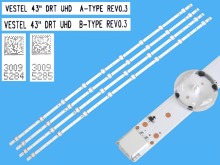 LED podsvícení 820mm pro TV Vestel 43" DRT UHD - sada 4 pásků