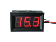 Digitální panelové měřidlo 0-30V s LED displejem