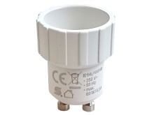 Redukce E14 na GU10 - keramický adaptér pro halogenové žárovky