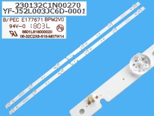 LED podsvícení pro LCD TV 32" - sada 2 pásků 618mm