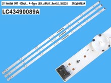 Sada LED podsvícení LG 43CSP-UHD 828mm - 3 pásky