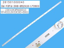 LED podsvit 852mm pro LCD panel 43"