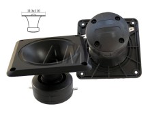 Reproduktor SAL KHS311M - Výškový piezo 110x110mm