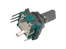 Potenciometr s multifunkčním přepínačem a tlačítkem, D hřídel 10mm