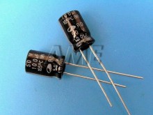 Samwha RD 100uF/50V Elektrolytický Kondenzátor 105°C