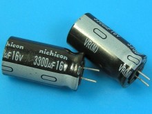 3300uF/16V Nichicon VR Elektrolytický Kondenzátor